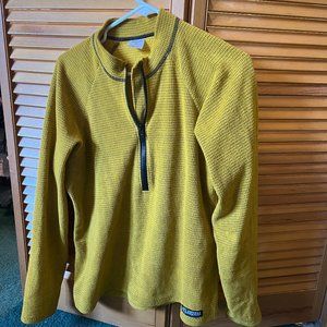 Melanzana half-zip Gold Large